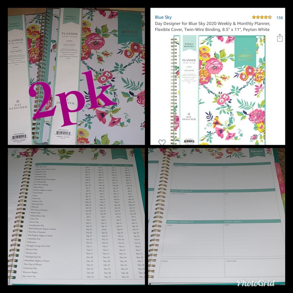 2020 planner! 2pk